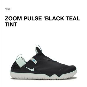Nike Zoom Pulse Black Teal Athletic Shoes